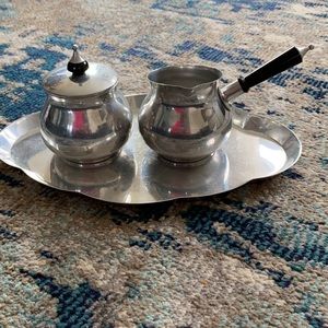 Metal Serving Set from Spain